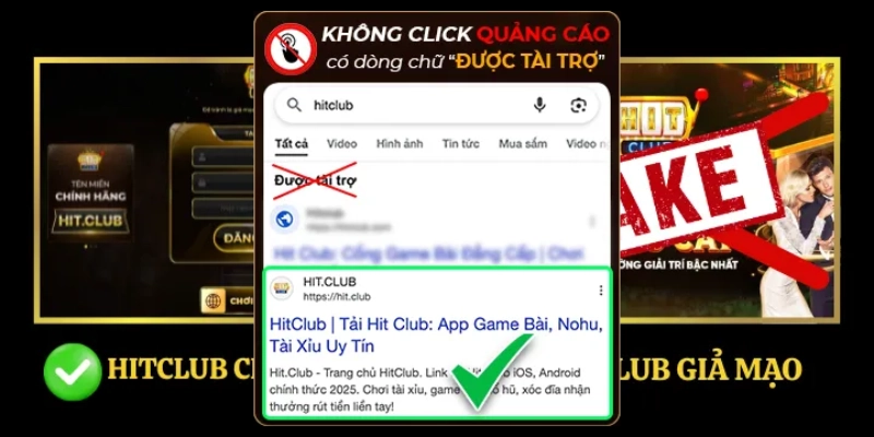CẢNH BÁO KHẨN: FANPAGE GIẢ MẠO HITCLUB ĐANG LỪA ĐẢO 1 Can Than Khi Nhap Vao Link